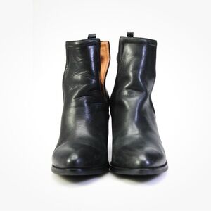 Jeffrey Campbell Black Slant Heel Boots Size 7.5 - Excellent Condition